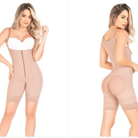 Colombian High Compression Shaper Shorts – Butt Lifter Tummy Control – Post Surg - Picture 2 of 15